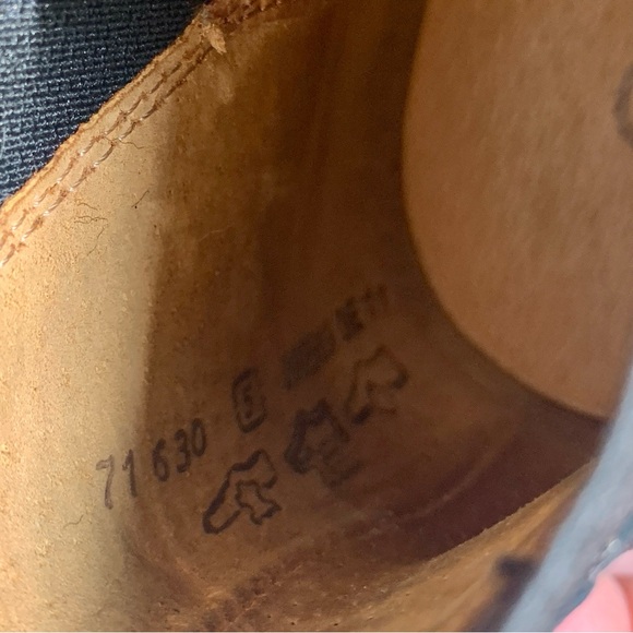 Gabor Black Suede Chelsea Boot Slip On Round Toe European Sustainable Fashion - Picture 7 of 8